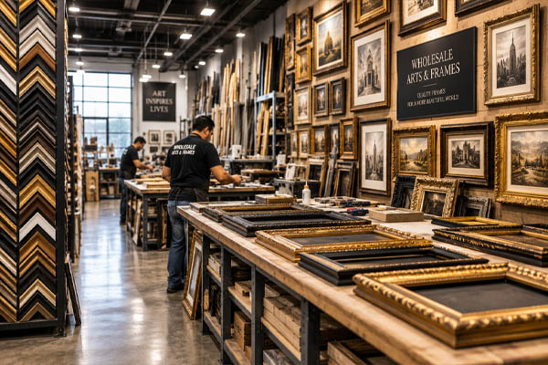 Wholesale Arts and Frames workshop