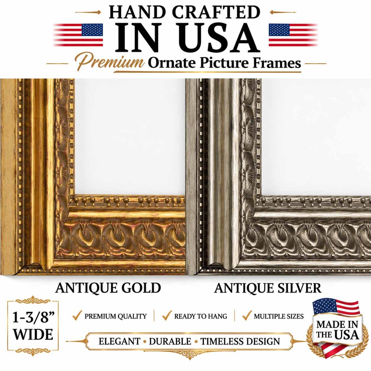 1-3/8"Polystyrene Picture Frame 3210