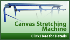 Canvas Stretching Machine Banner